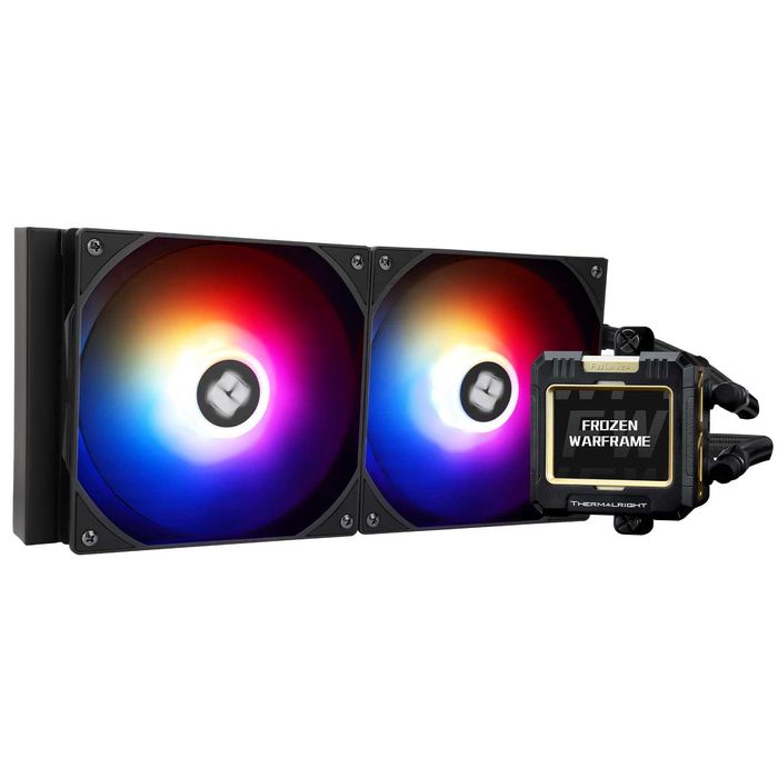 Cooler CPU Lichid Thermalright Frozen Warframe 280 Black ARGB LCD 2.4'