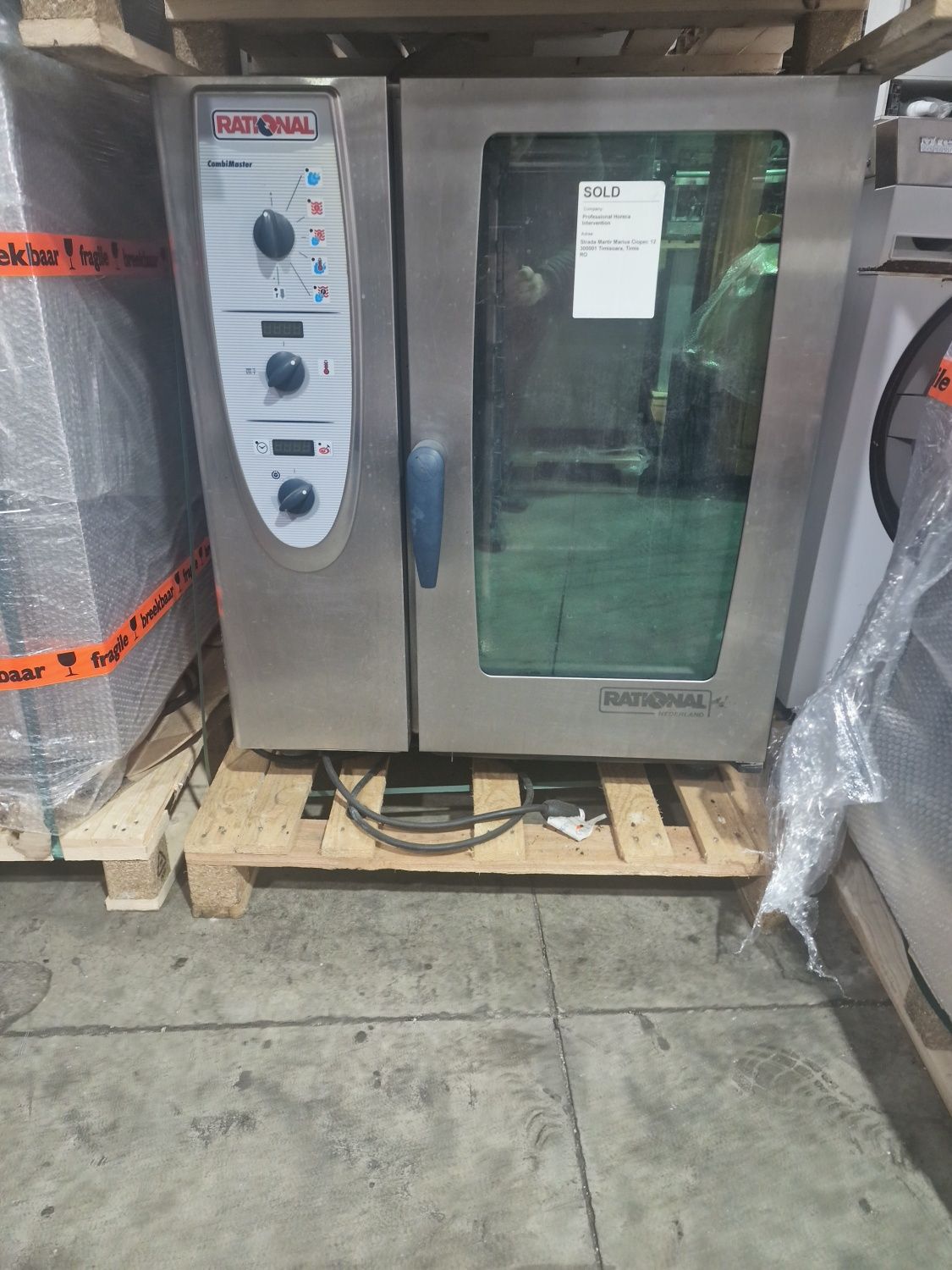 Cuptor convectie Rational SCC   10 tavi alimentare  gaz sau curent