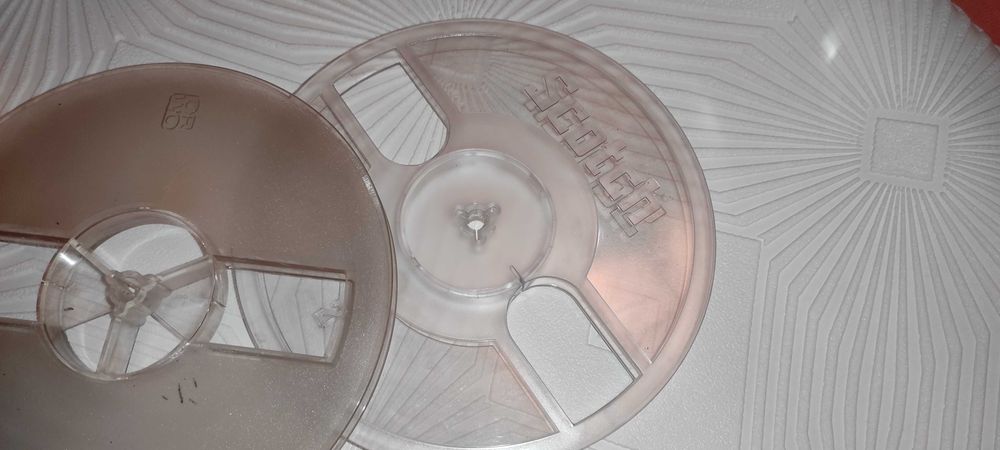 12 role GOALE din plastic 17.5 cm pt. magnetofon sony agfa scotch orwo