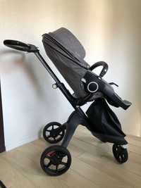 Carucior Stokke V6 Black melange