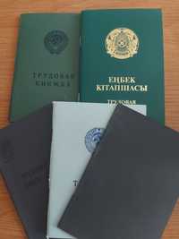 Советские 1966,73,74,2000годов,книжки трудовые,подборка по годам.