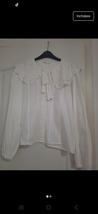 Camasa alba cu volane