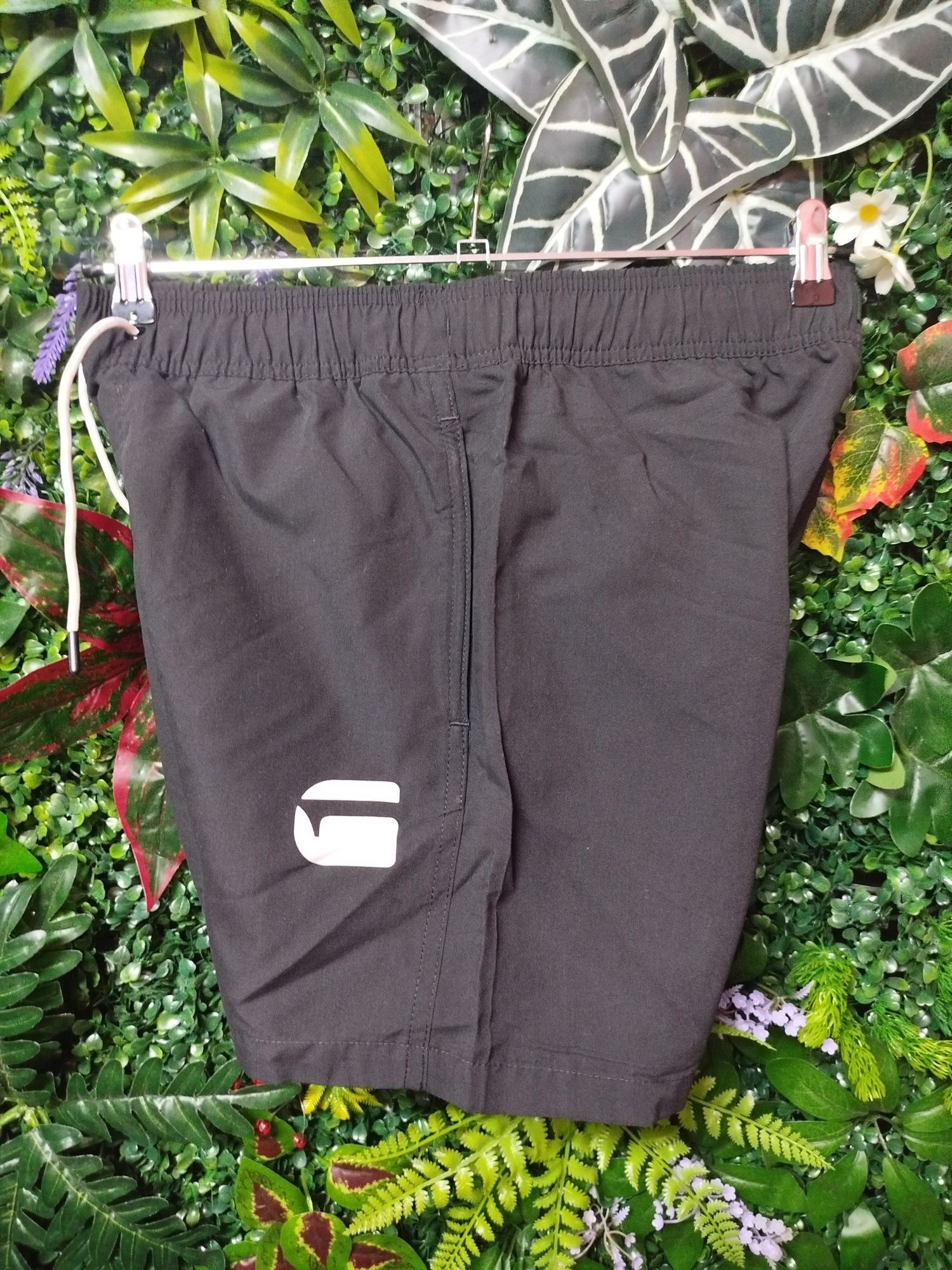 Оригинални мъжки бански G-Star Raw Dirik S , M , L нови черни шорти