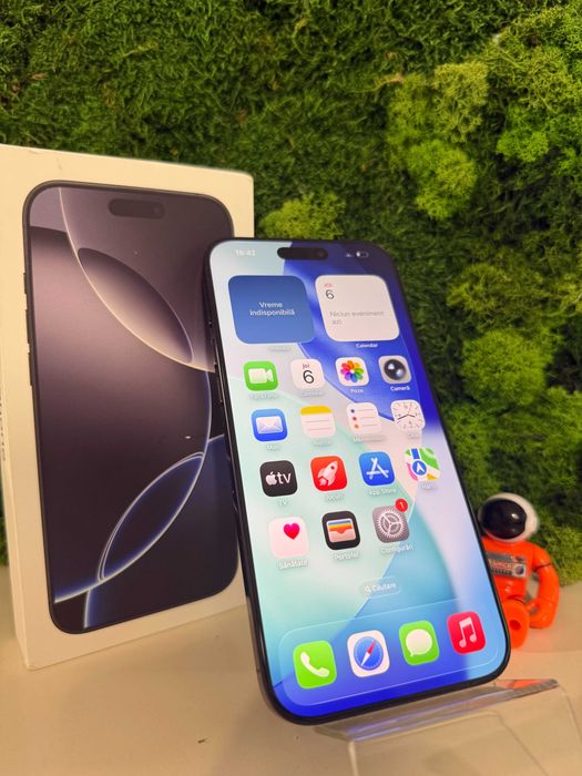 iPhone 16 Pro Max, Black Titanium, 256 GB, 97% Baterie #8024