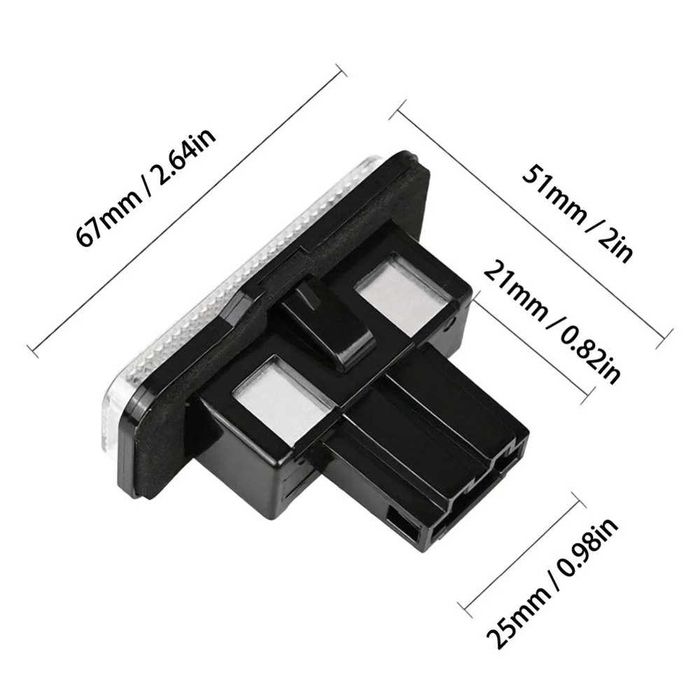 LED-Плафони за регистрационен номер Mercedes C-,E-,CLS-SLK-class