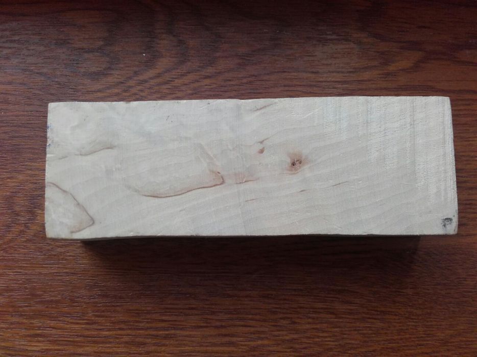 Lemn mesteacan curly birch (de la brisa.fi) maner cutit 30x40x125 mm