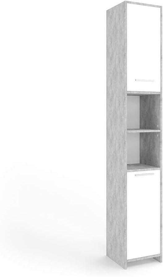 Vicco висок шкаф за баня Fynn Бетон 30 x 190 см