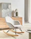NOU Scaun balansoar "SKALE", beige
