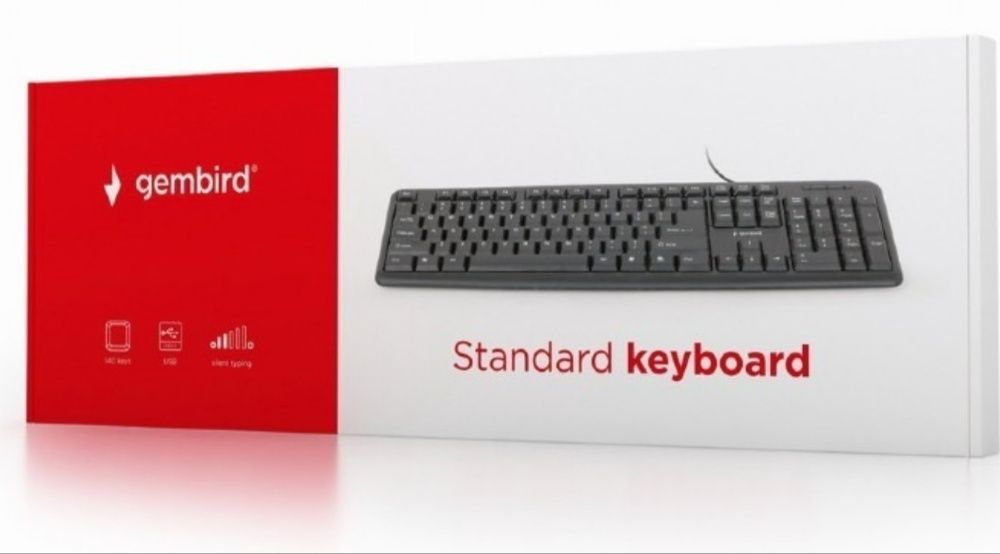 Tastatura Keyboard KB U 103 Gembird, 104 taste,Usb,Silent Typing.NOUA!