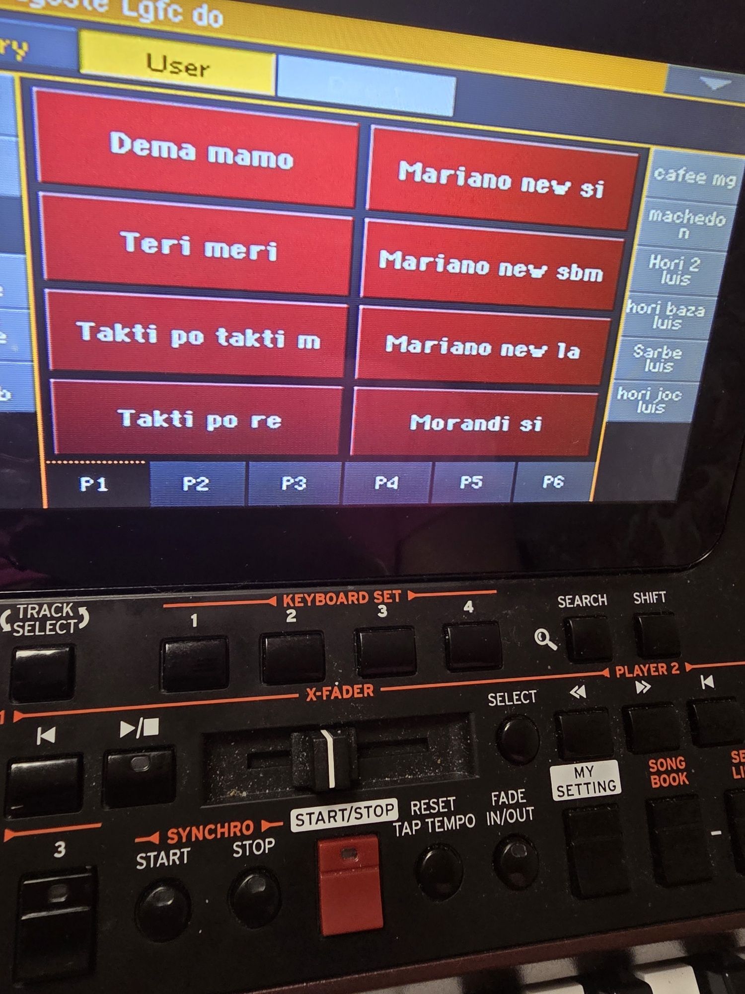 Set korg pa1000 pa700 korg pa5x Manual 2025