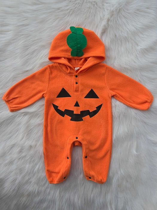 Бебешки гащеризон тиква и мече 3-6 месеца