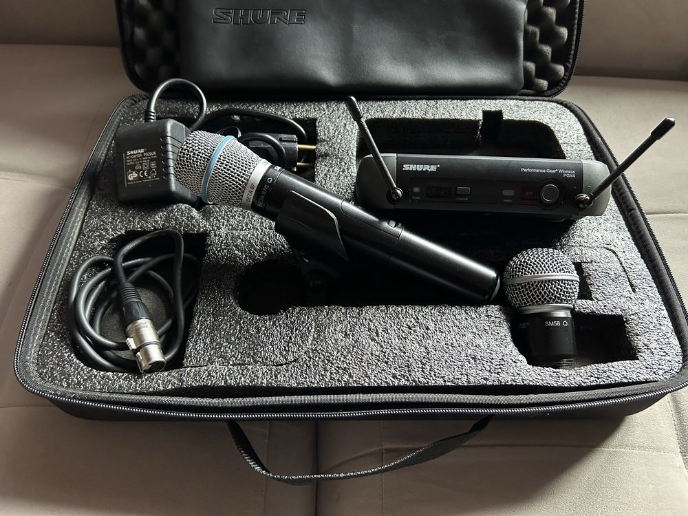 Shure beta87A/SM58 професионален безжичен микрофон