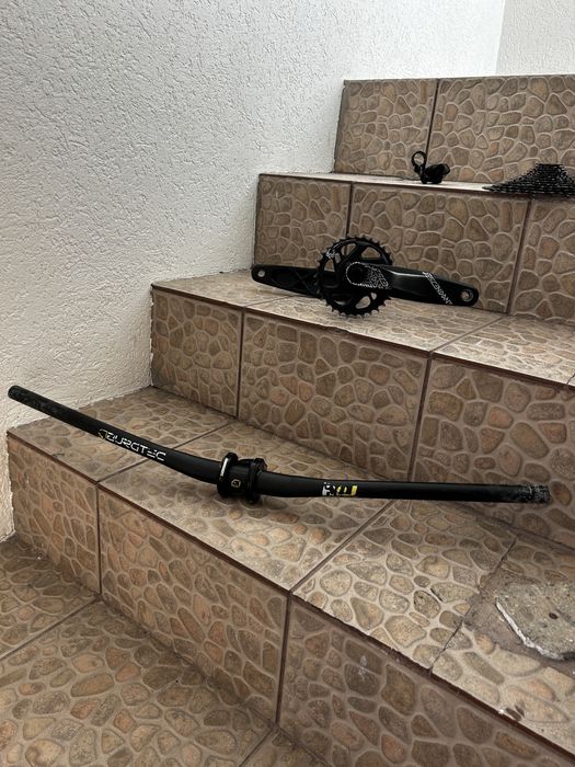 Ghidon BURGTEC Ride Wide Enduro, 31.8mm, 15mm rise, Aluminiu, 760mm