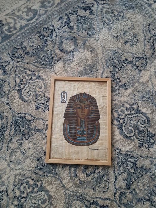 Tablou vechi cu egiptean/faraon papirus