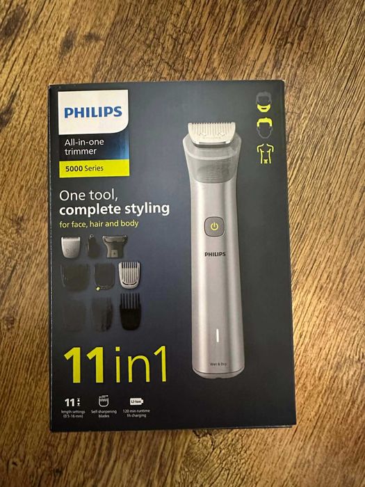 Aparat de tuns multifunctional 11 in 1 PHILIPS Multigroom Series 5000