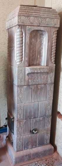 sobä teracotä model deosebit,Brasov,cahle demontatä cu mare grijä