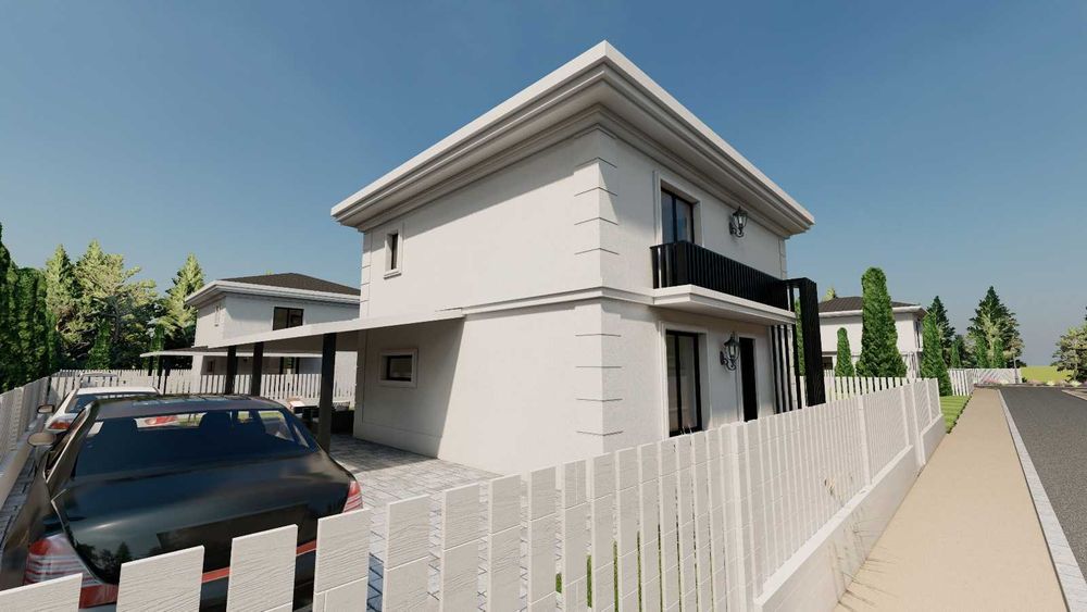 Vila single de vanzare, 4 camere, P+1,ansamblu rezidential MRS Country