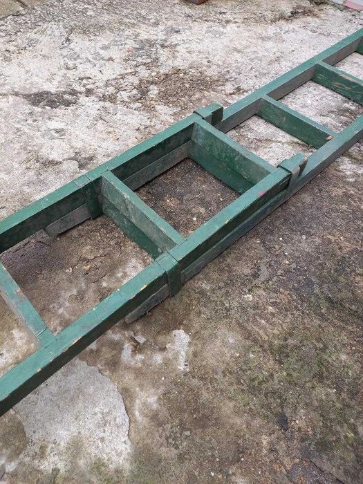 Scară lemn din 2 segmente