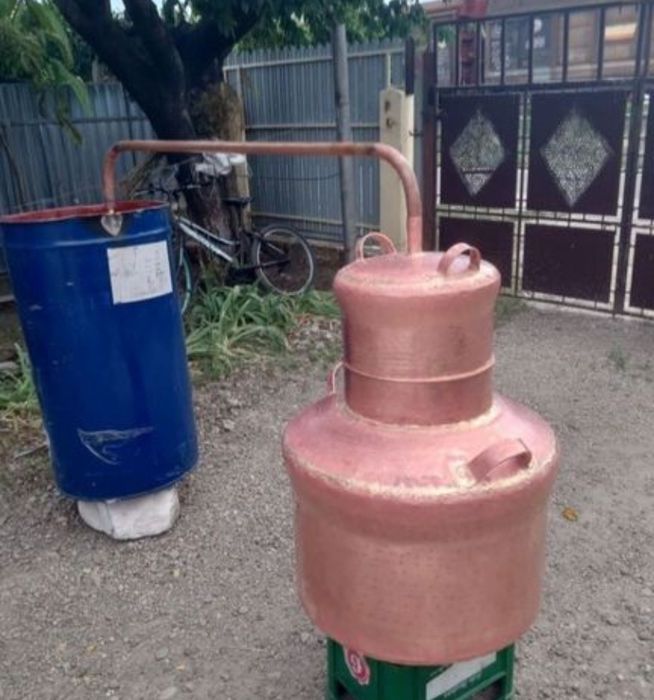 Cazan de tuica 240 litri nou  cu fundul 3.5mm