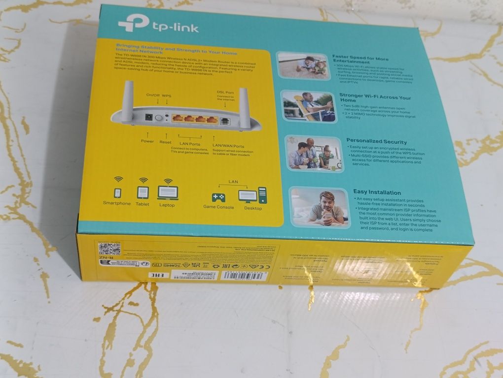 PTP Link ADSL2+ модем роутер