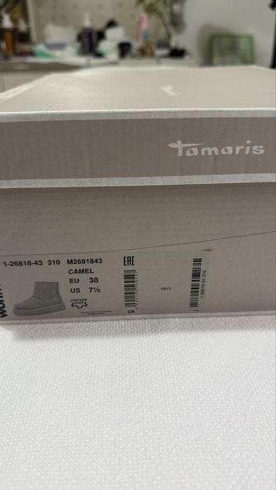 Ghete piele intoarsa Tamaris, mas. 38