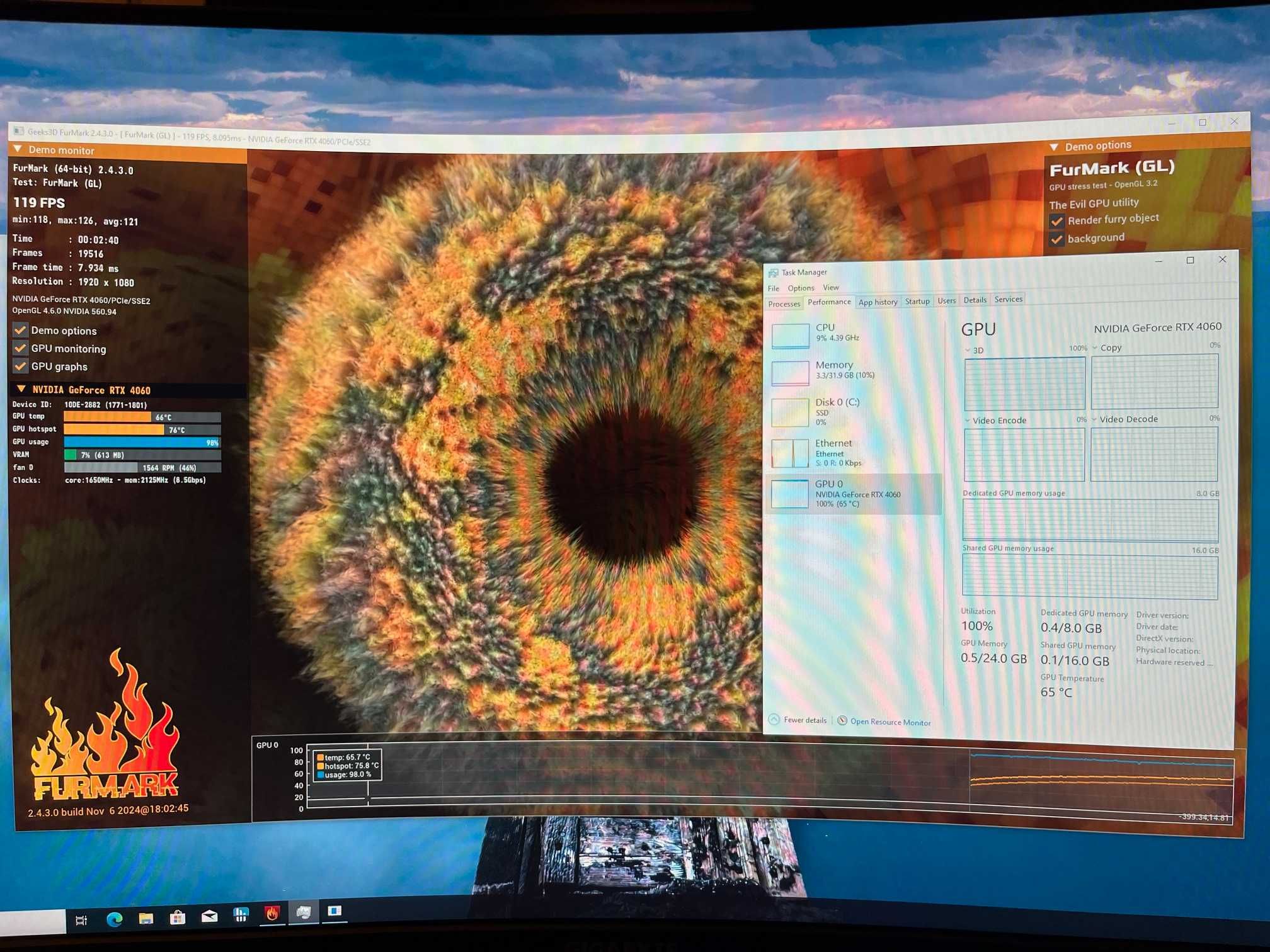 PC Desktop Gaming AMD Ryzen 7 5700X, 32GB RAM, RTX 4060 SSD 1TB
