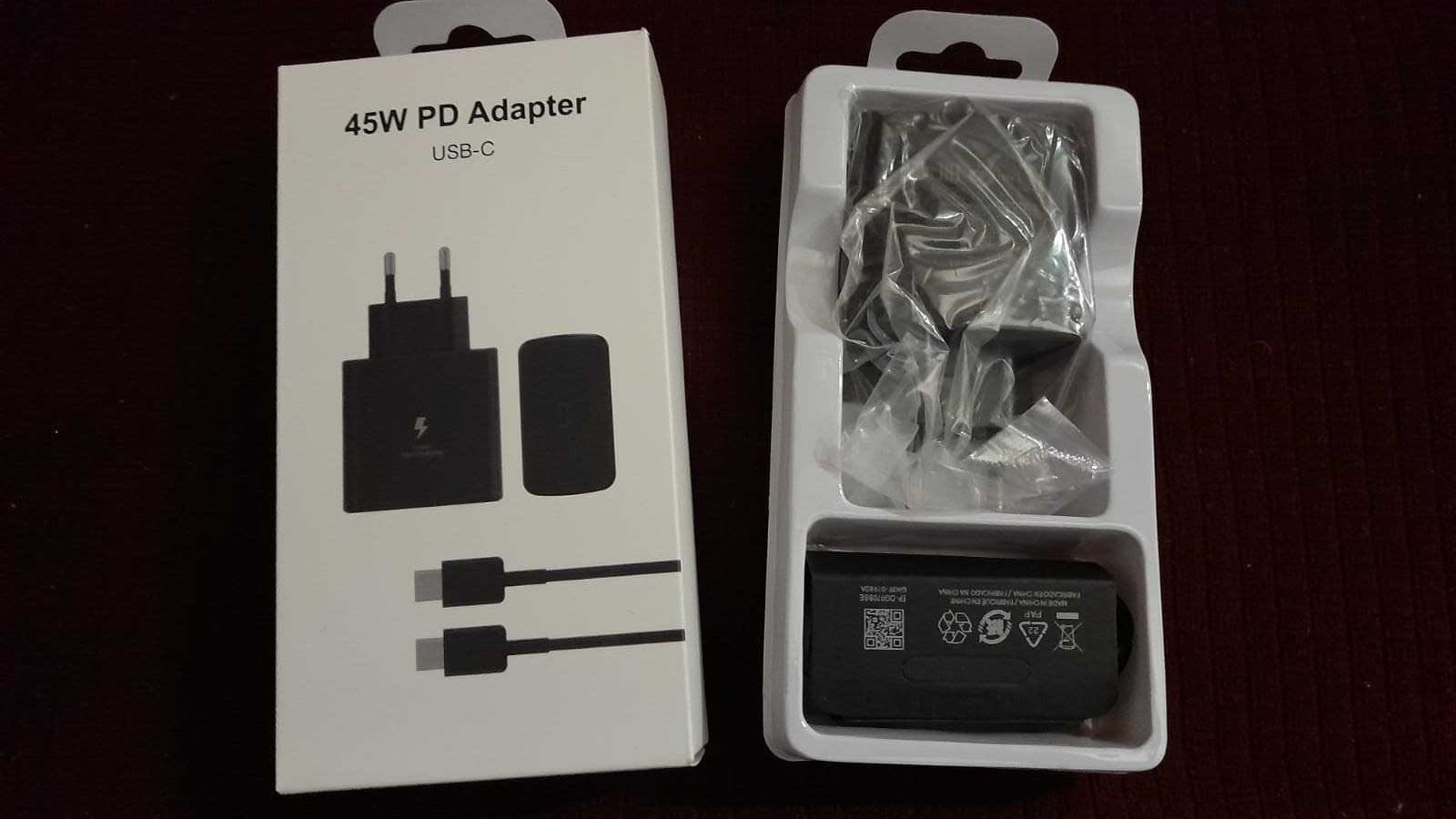 set incarcator 45w superfast charge iPhone 15 adaptor + cablu type c