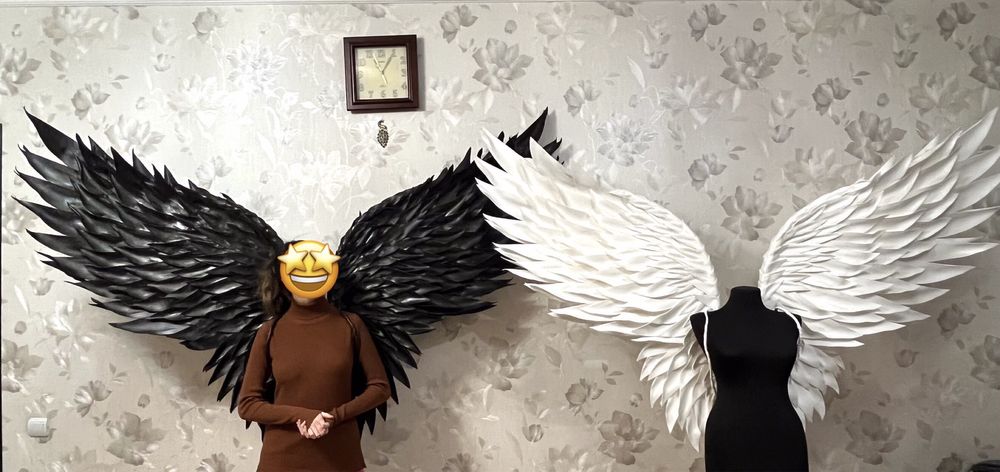 Крылья ангела, Крылья Демона, черные крылья, крылья Летучая мышь, Драк