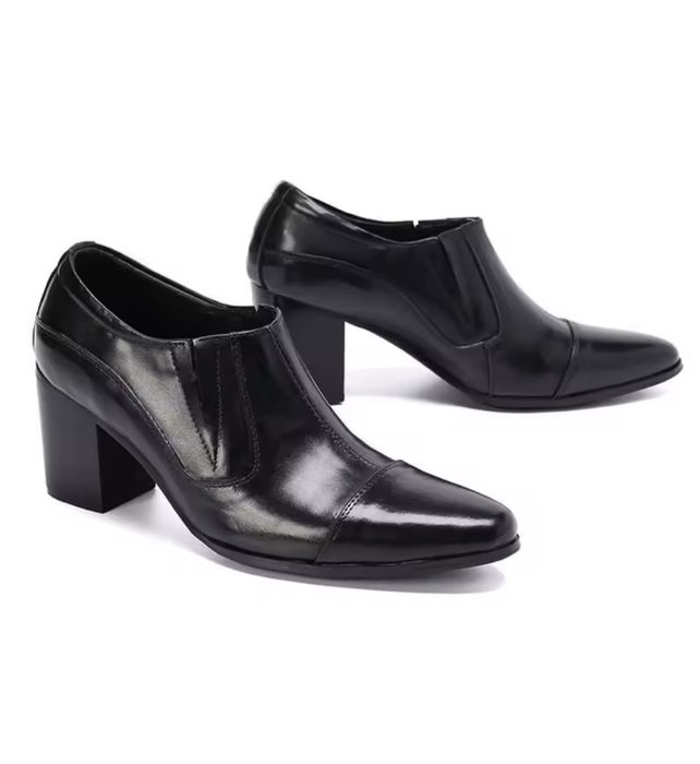 Pantofi de Dans Profesionist pentru Barbati toc Inalt