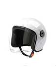 Casca moto/scuter unisex, cu vizor, marime universala 56-62cm, alba