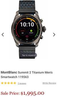 Ceas Mont Blanc summit  2 titanium