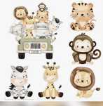 Фигурки за украса на тема Safari