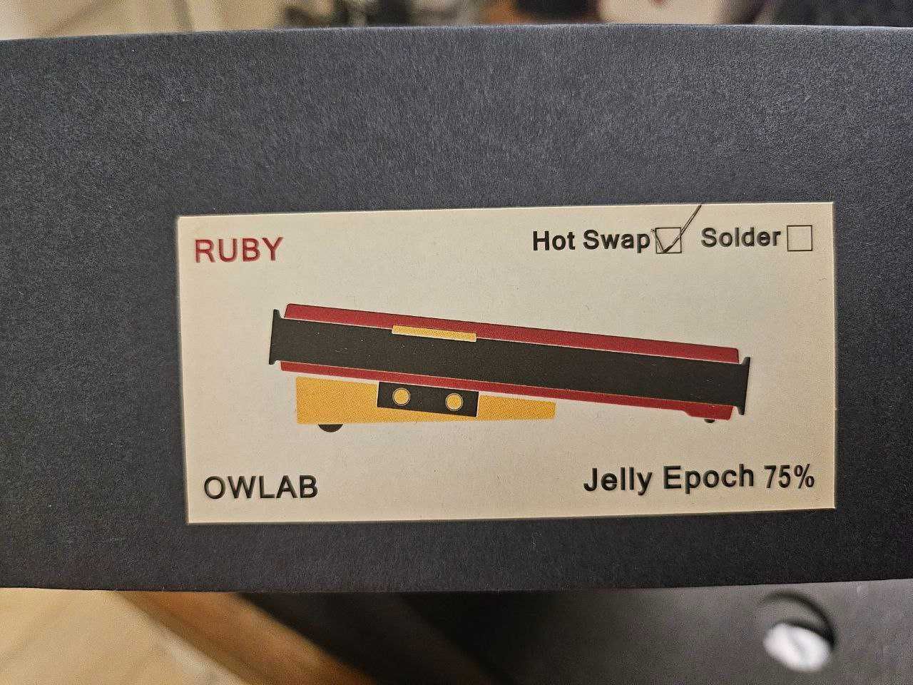 Кастомная клавиатура Owlab Jelly Epoch 75 (Ruby)