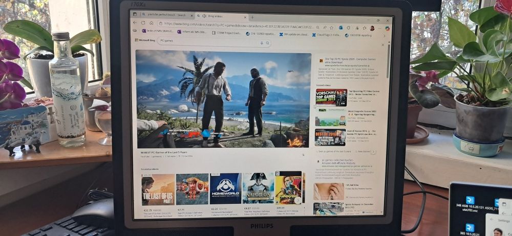 Monitor BenQ 19" Philips 17" port VGA DVI difuzoare