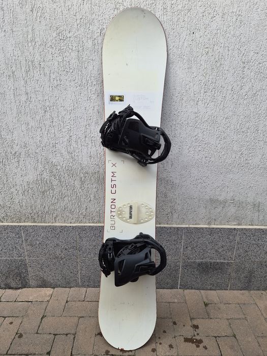 Legaturi Nidecker supermatic + snowboard Burton Custom X cadou