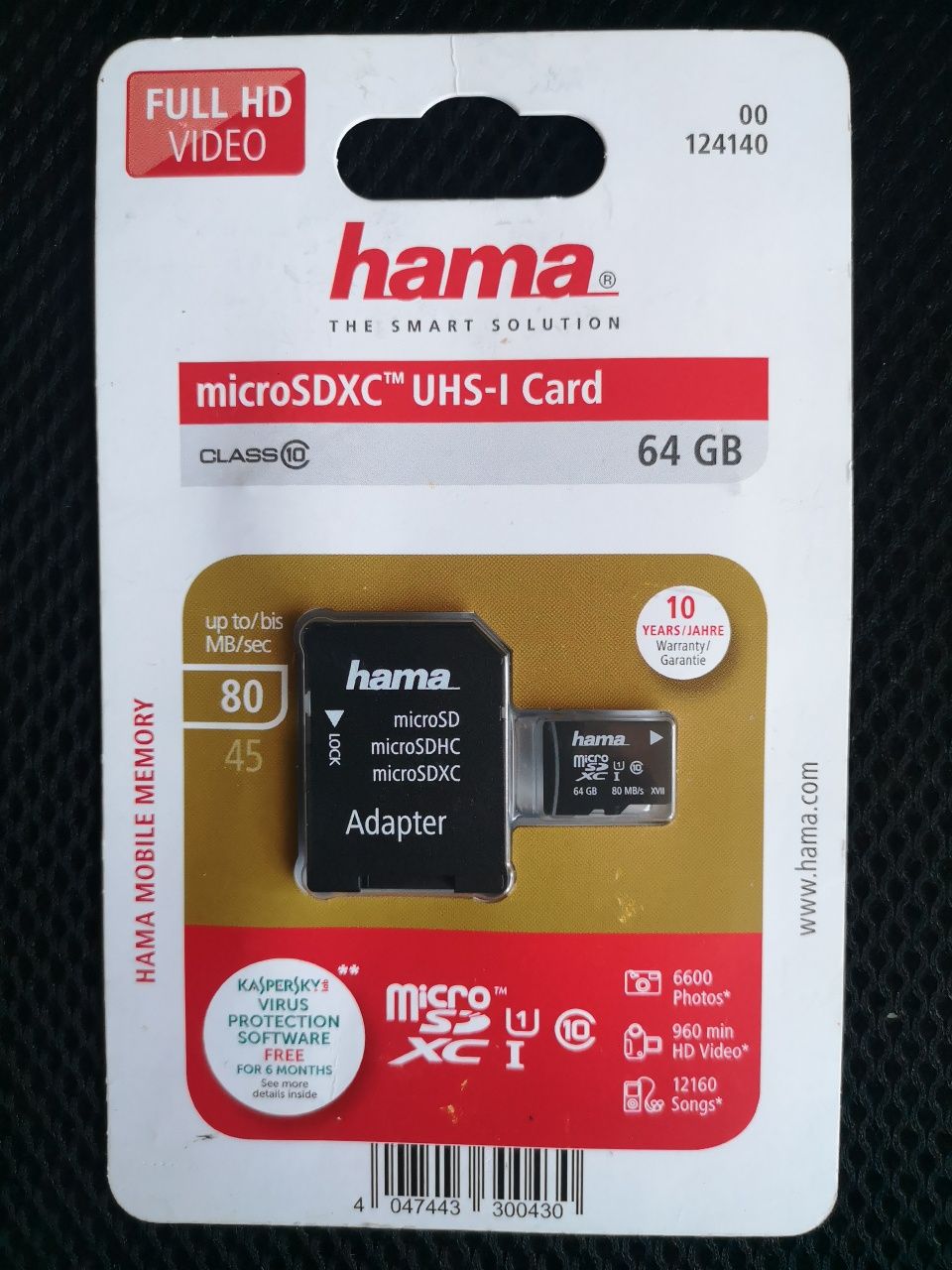 64GB microSDXC карта Hama Class 10