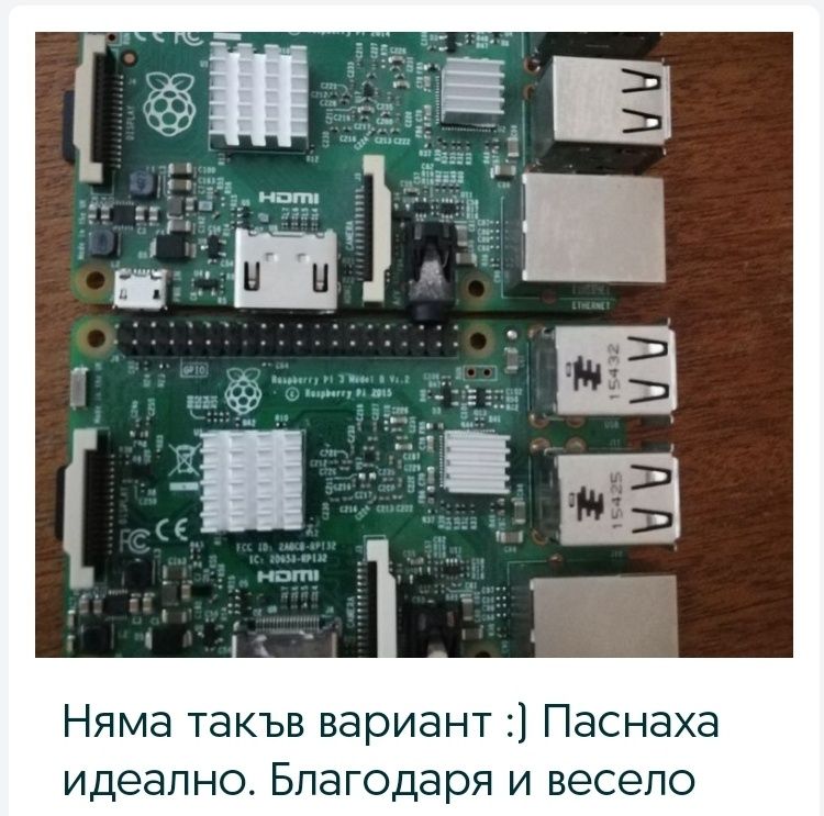 Комплект алуминиеви охладители / радиатори за  Raspberry pi 3 и 4