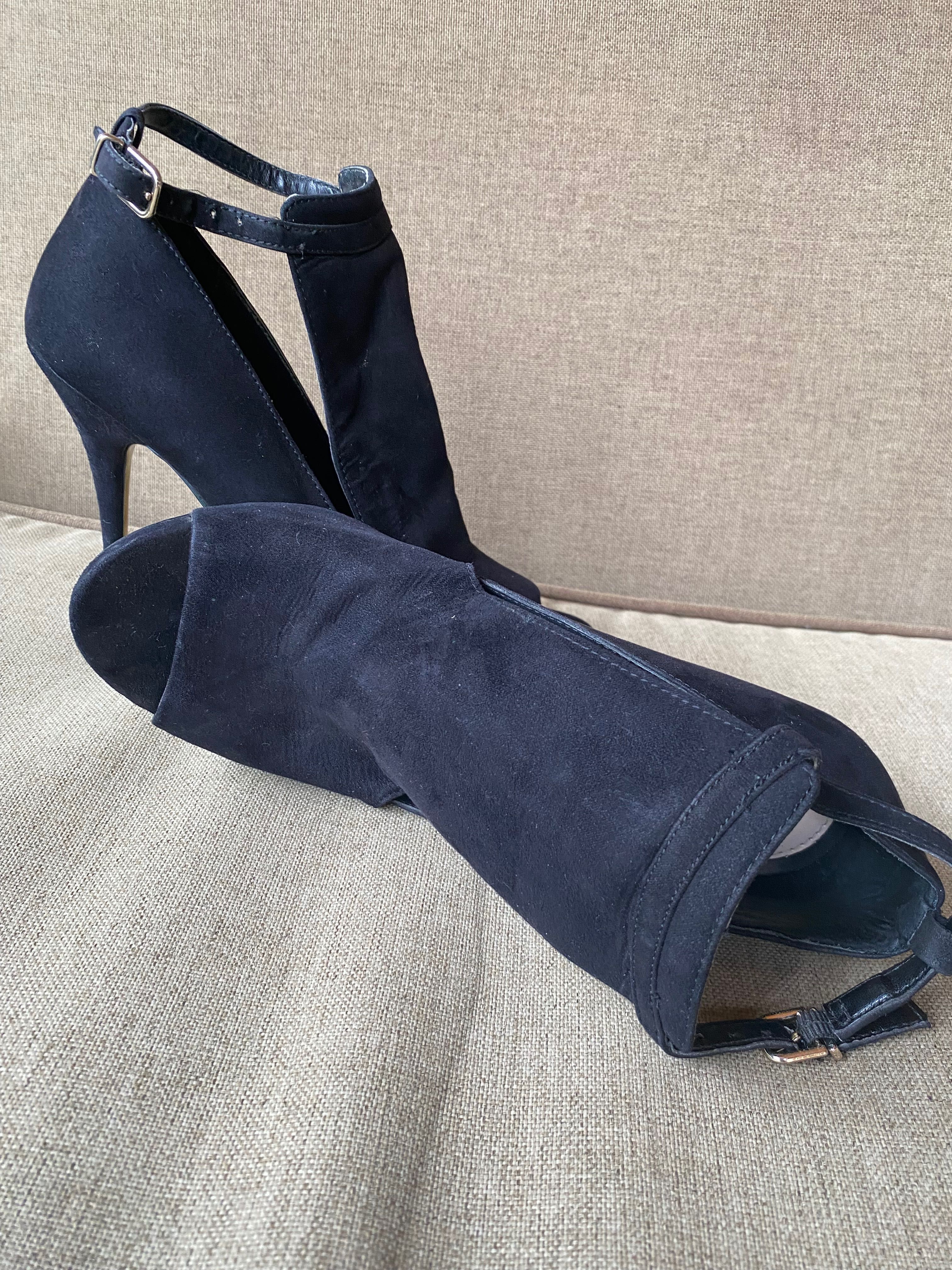 Sandale piele intoarsa