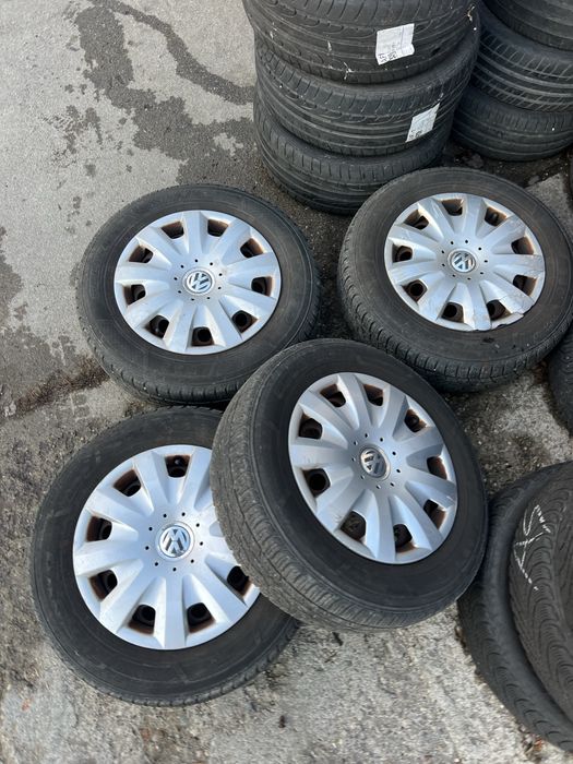 Зимни гуми .Железни джанти със зимни гуми 15 VW DOT21