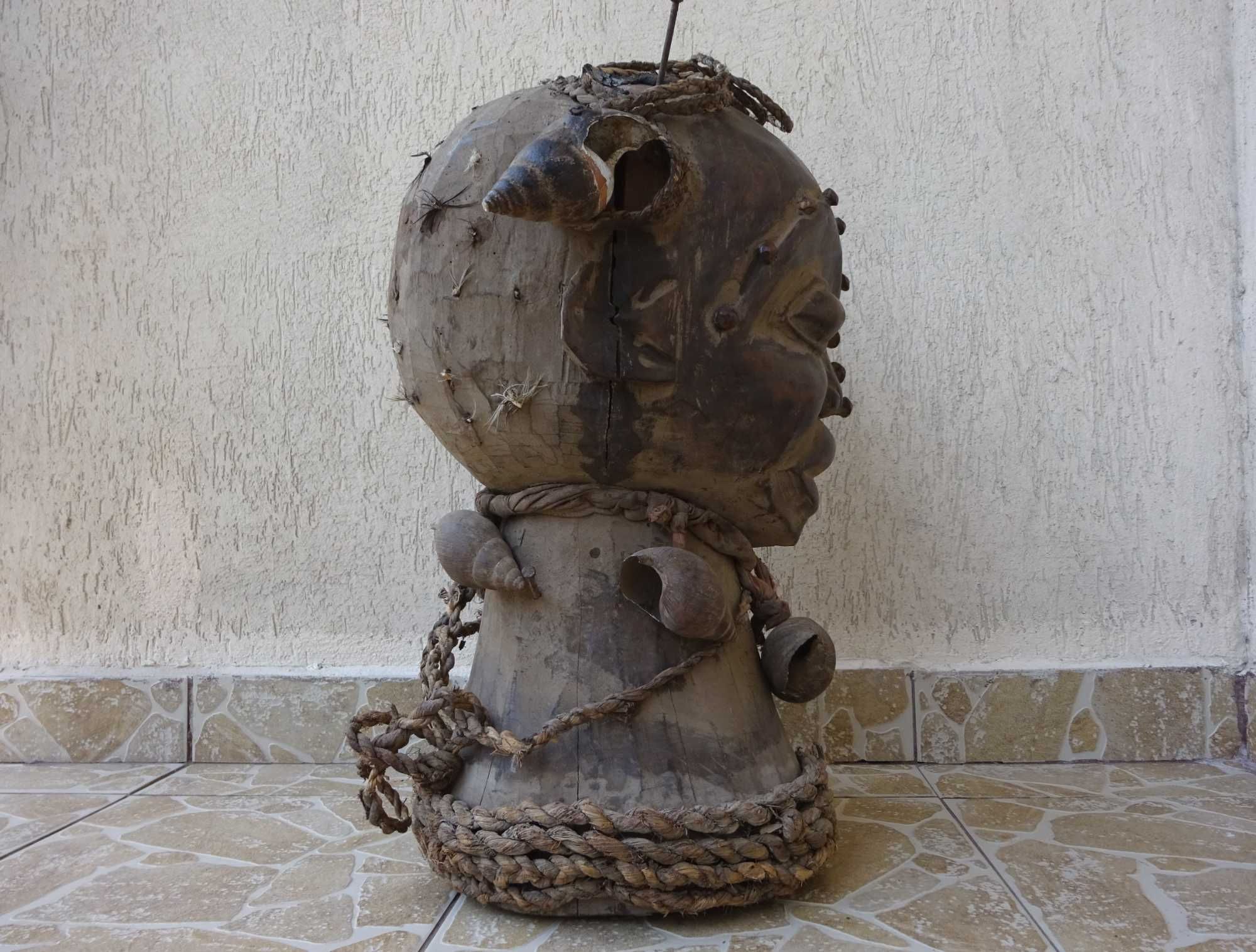 Unicat | Statueta africana Songye/Luba | Congo | Piesa Veche de Muzeu