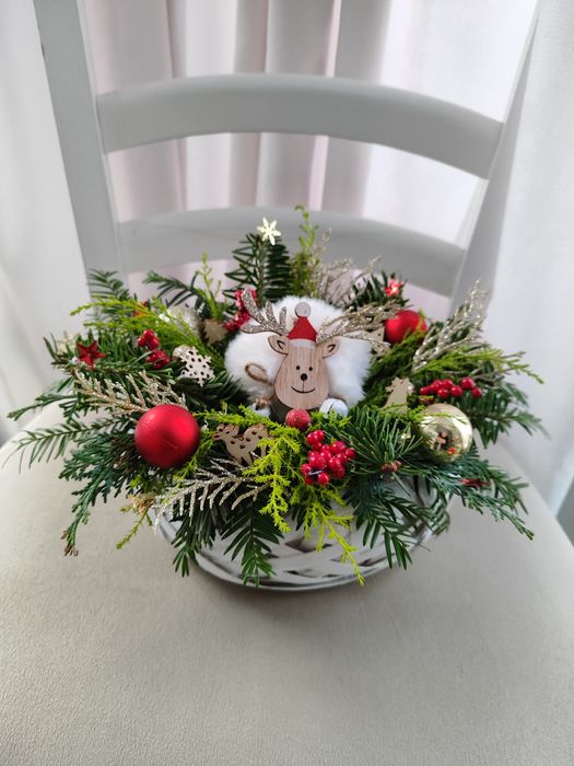 Aranjamente de Crăciun din brad natural