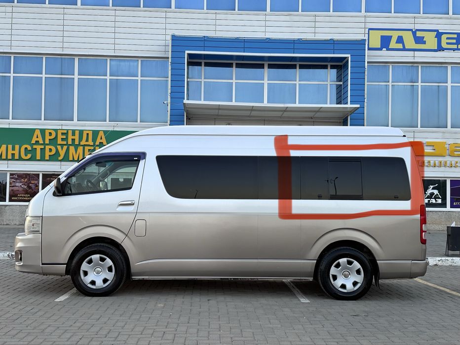 Стекло боковая Тойота хайс Toyota Hiace H200