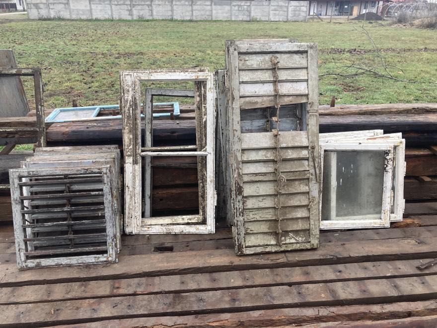 Vintage,obloane grinzi brad usi ferestre obliane intexx