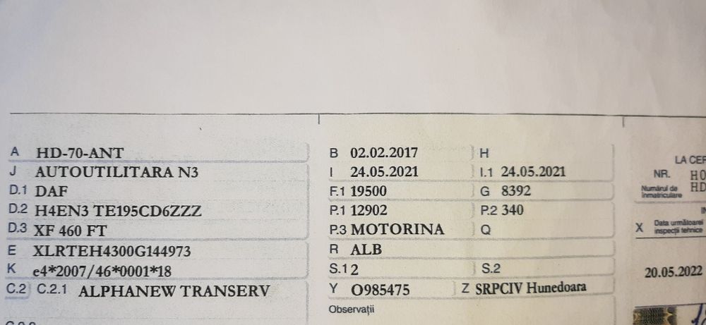 Ansamblu cap tractor+semiremorca