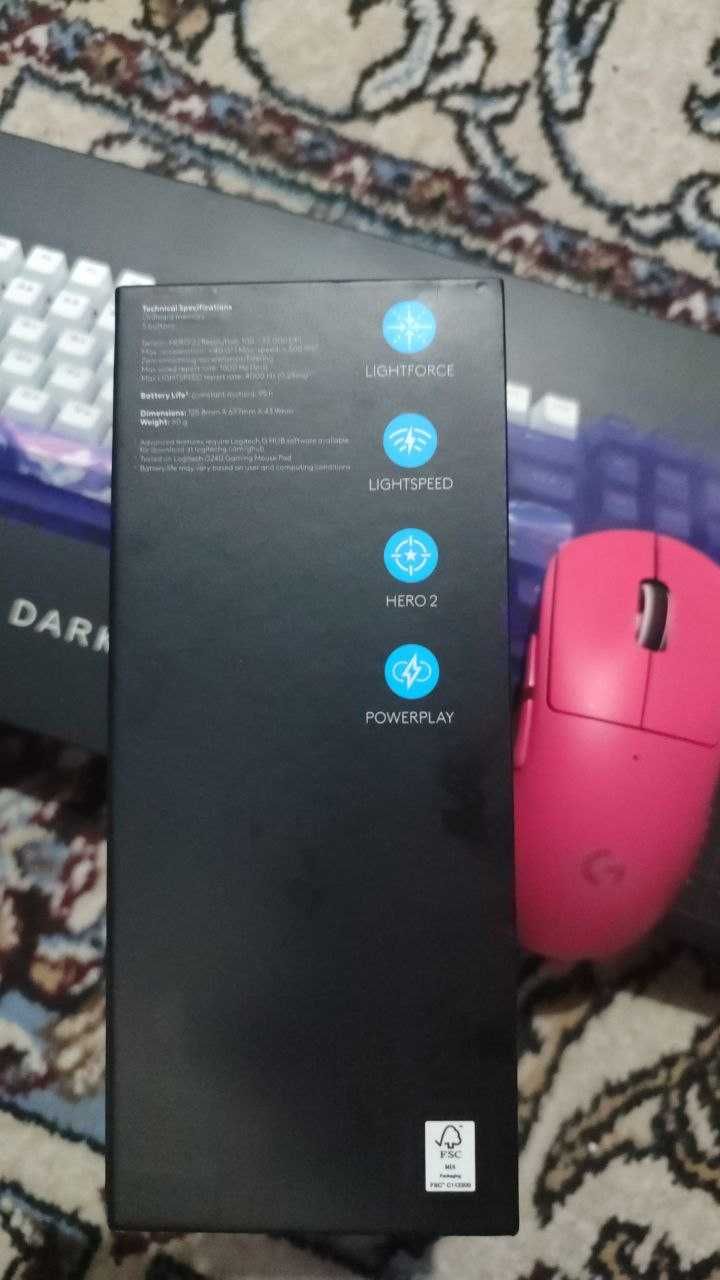 logitech g pro x superlight 2 dex pink