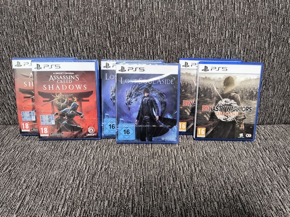 Assassins Creed Shadows, Lost Soul Aside, Dynasty Warriors PS5
