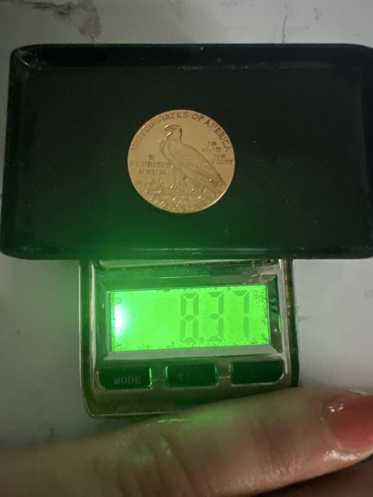 Moneda de aur 5$ an 1911