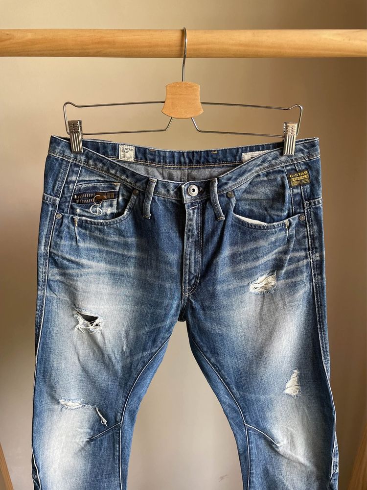 Мъжки дънки G-STAR RAW в син цвят