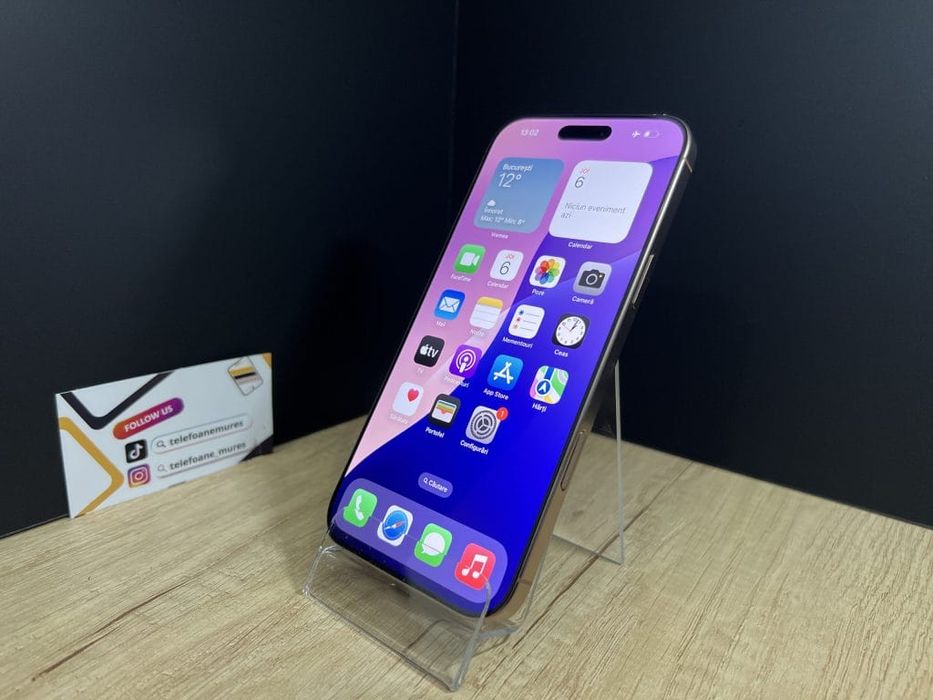 Iphone 16 Pro Max 256Gb Desert Titanium Second-Hand Bun 3 ani garanție