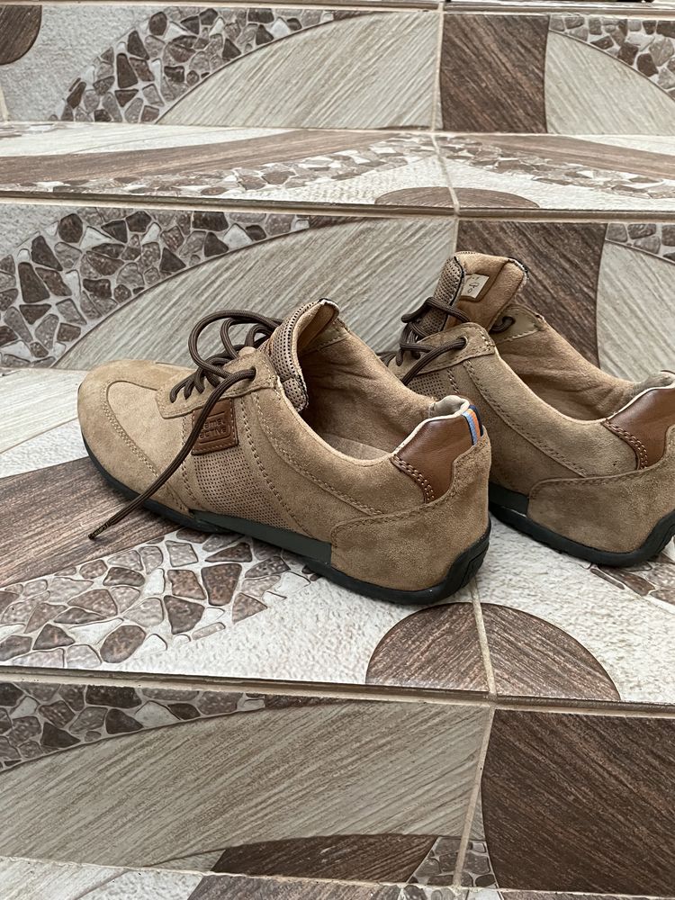 Pantofi de piele CAMEL